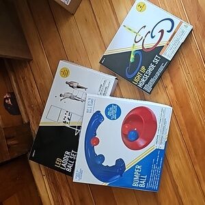 LED ladder ball set game Horseshoes and bumper ball Outdoor games